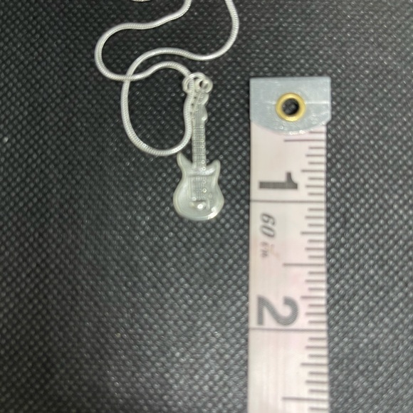Pendant Guitar Charm Necklace - Picture 3 of 3
